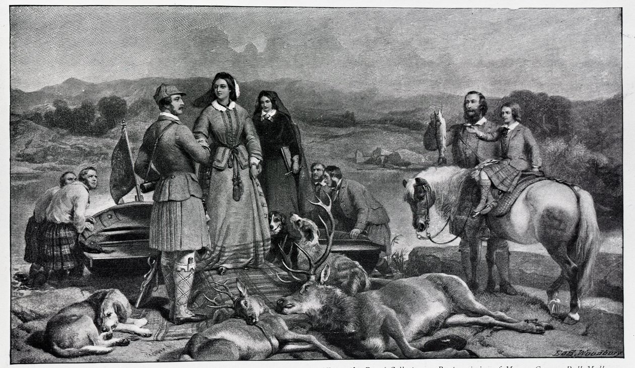 Königin Victoria landet am Loch Muick von Edwin Landseer