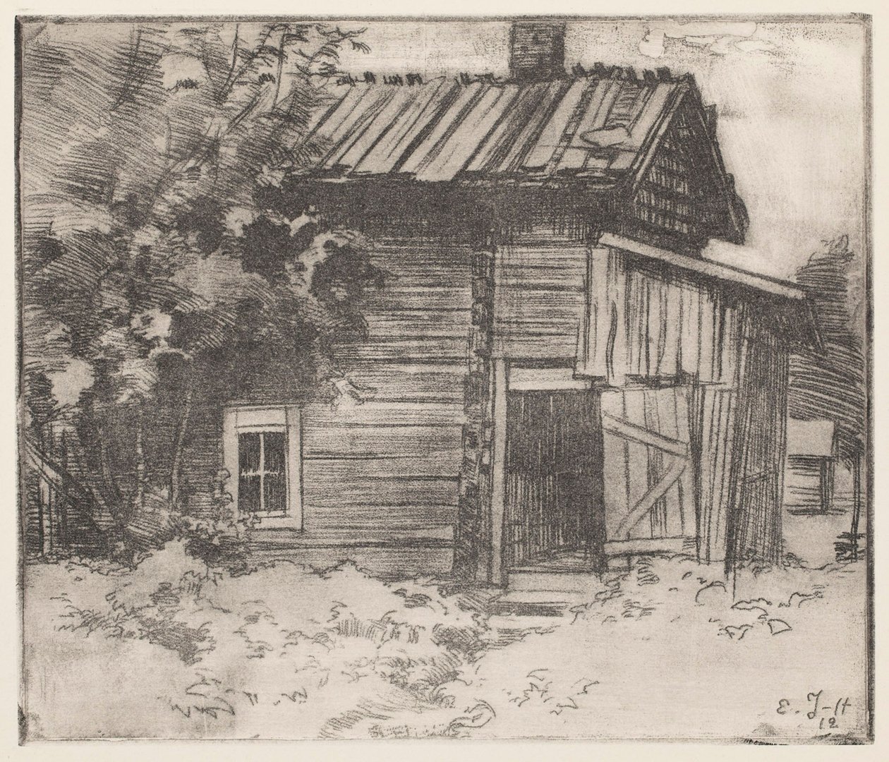 Alte Hütte von Eero Järnefelt