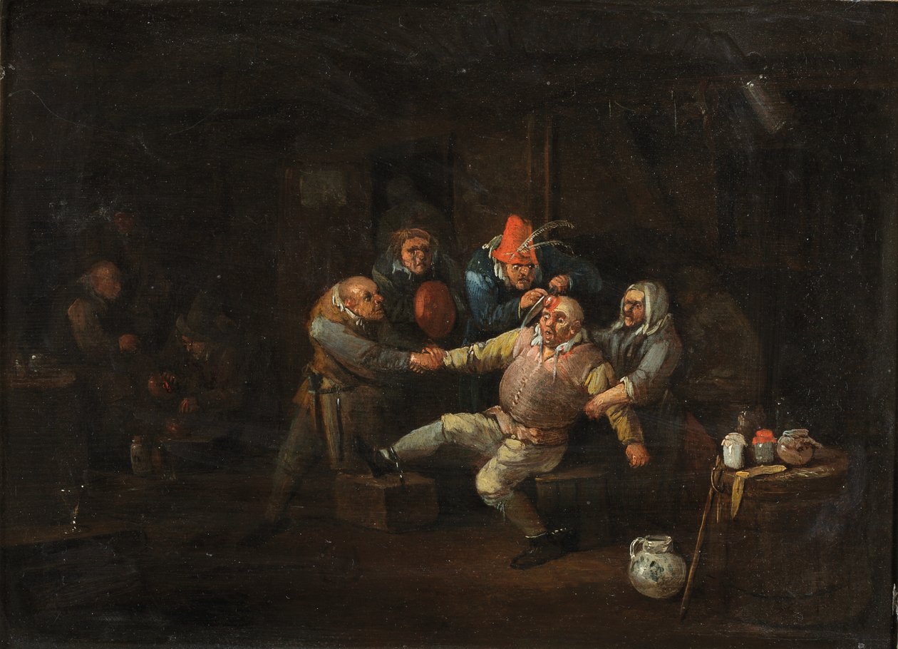 Der Besuch des Chirurgen, ca. 1676-1744 von Egbert van (c.1676 1744) Heemskerck