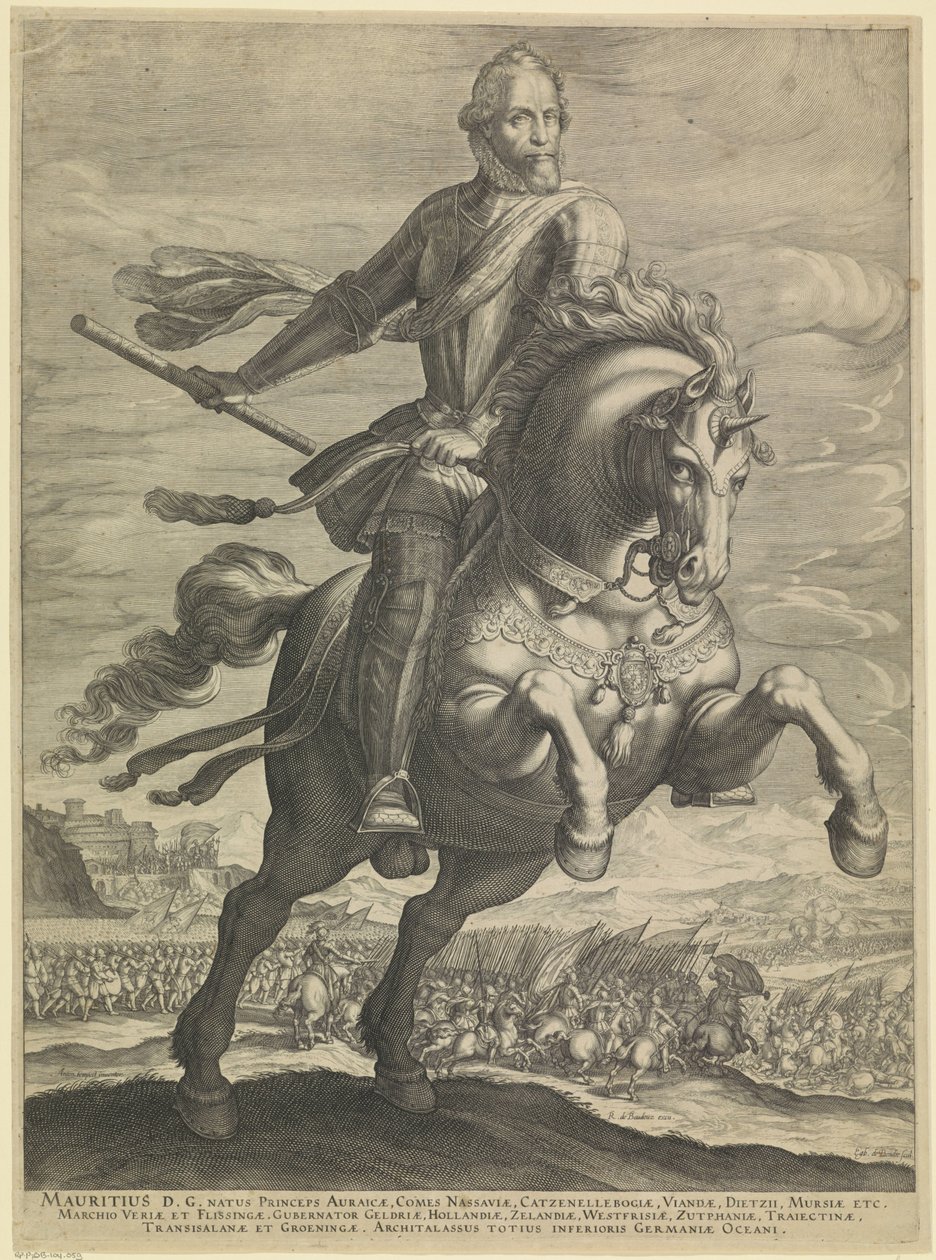 Reiterporträt von Maurits, Prinz von Oranien von Egbert van Panderen