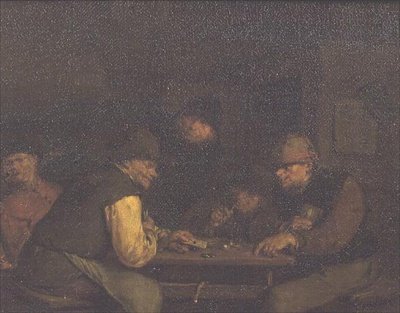 Die Kartenspieler, um 1655-60 von Egbert van the Elder Heemskerck