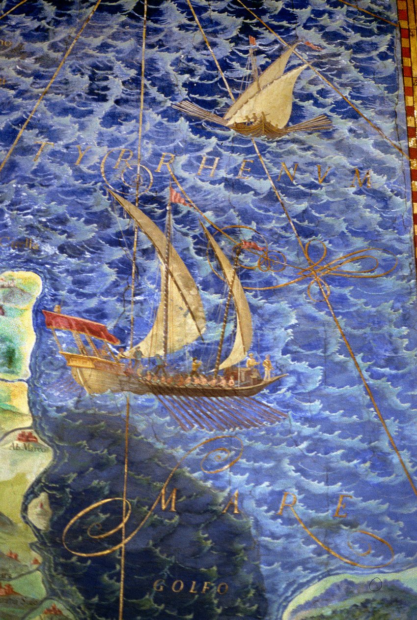 Das Tyrrhenische Meer, Detail aus der 