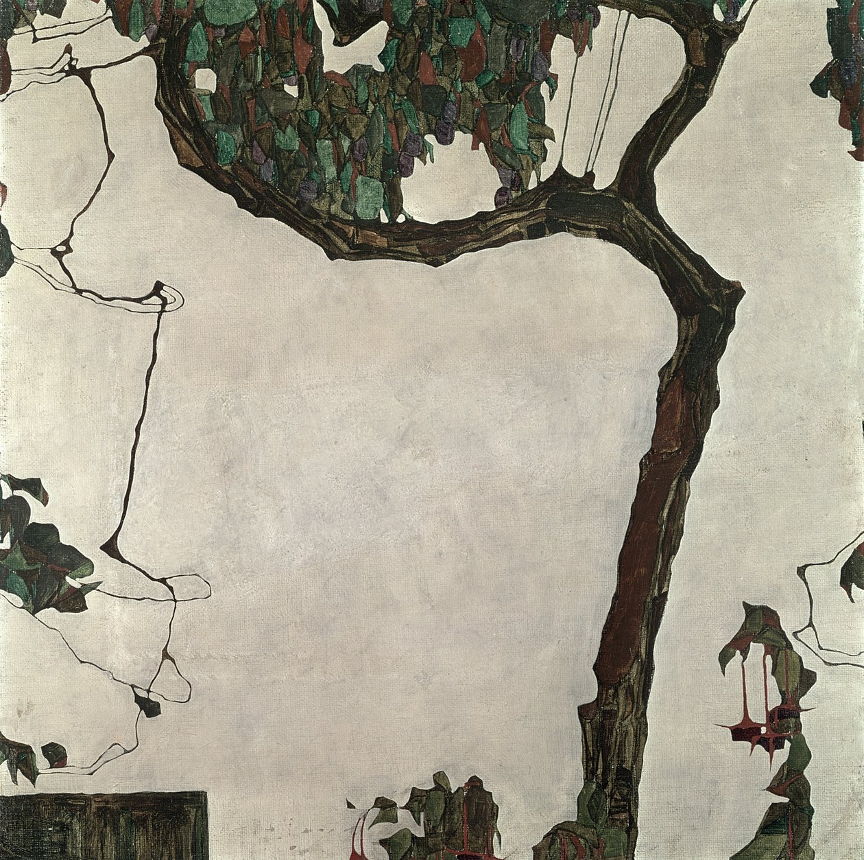 Herbstbaum, 1909 von Egon Schiele