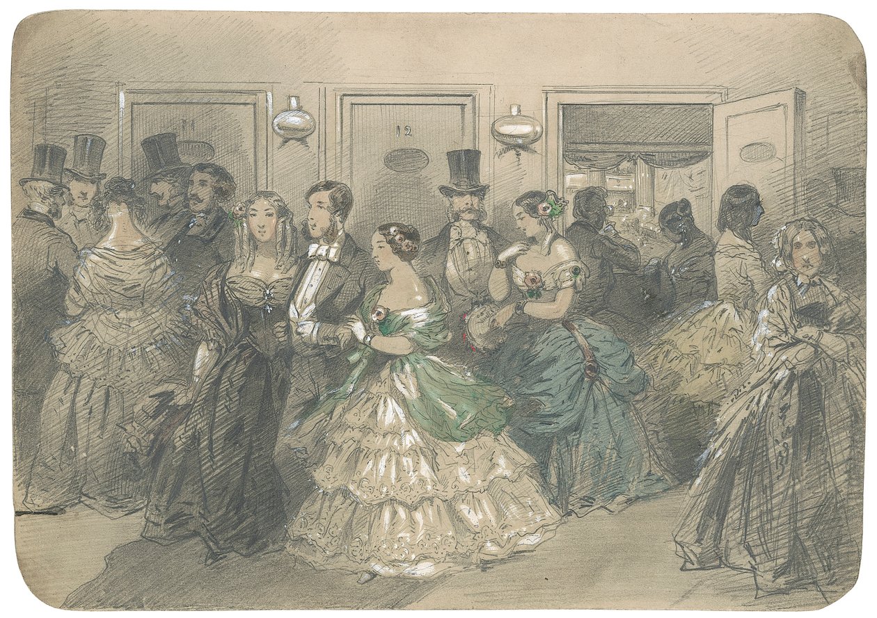 Die schwedische Oper, ca. 1850 von Egron Sellif Lundgren