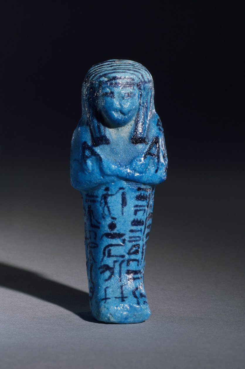 Figurine für den Priester des Amun, Amenemope und Shawabti aus Grab 148, Theben, Neues Reich, ca. 1193-1080 v. Chr. (Detail) von Egyptian 20th Dynasty