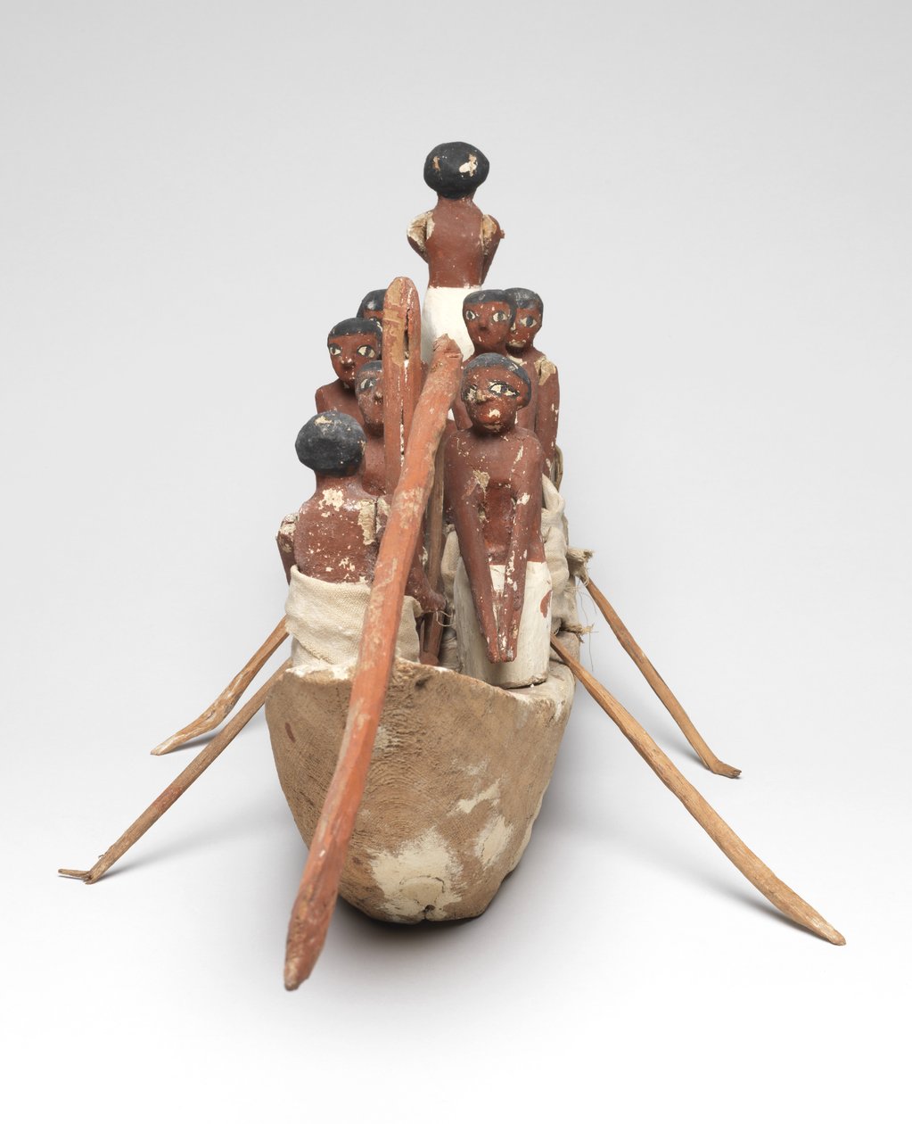Modellsegelboot aus dem Grab von Khety (Beni Hasan) Mittleres Reich, ca. 2010 v. Chr. - 1950 v. Chr. von Egyptian 12th Dynasty