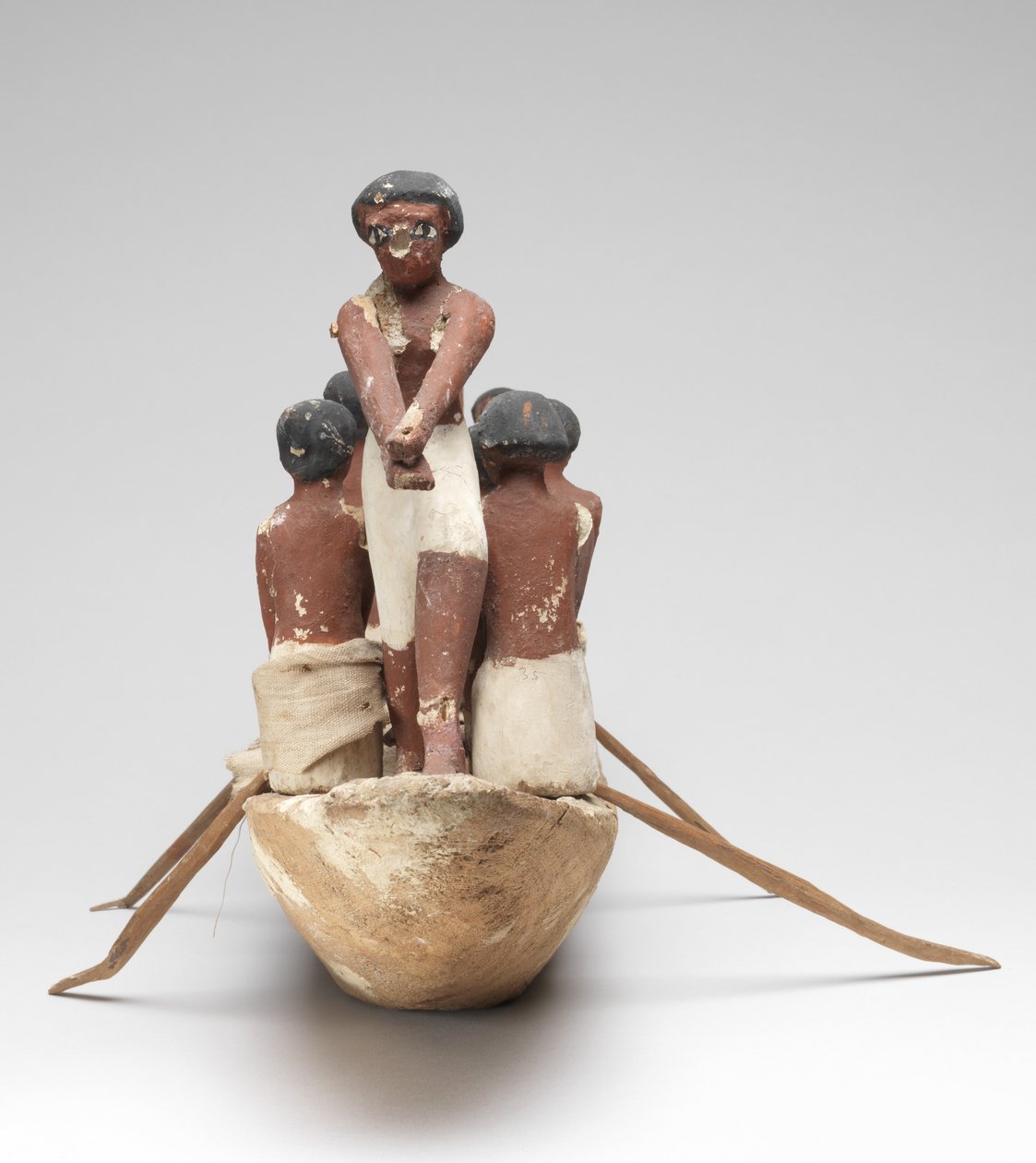 Modellsegelboot aus dem Grab von Khety (Beni Hasan) Mittleres Reich, ca. 2010 v. Chr. - 1950 v. Chr. von Egyptian 12th Dynasty