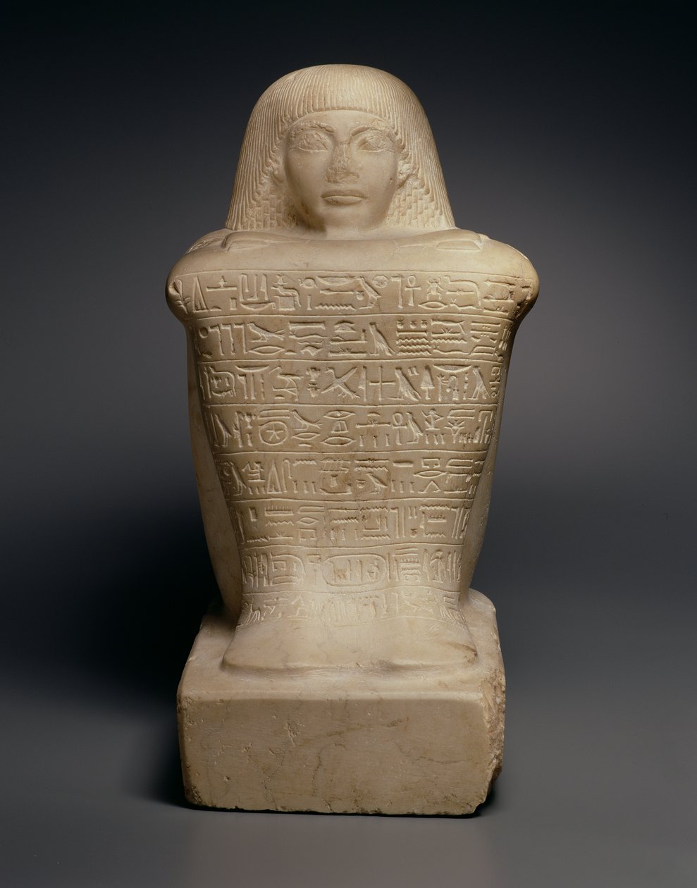 Blockstatue von Ay (r. 1325-1321 v. Chr.) Neues Reich von Egyptian 18th Dynasty