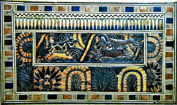 Truhe, aus dem Grab von Tutanchamun von Egyptian 18th Dynasty