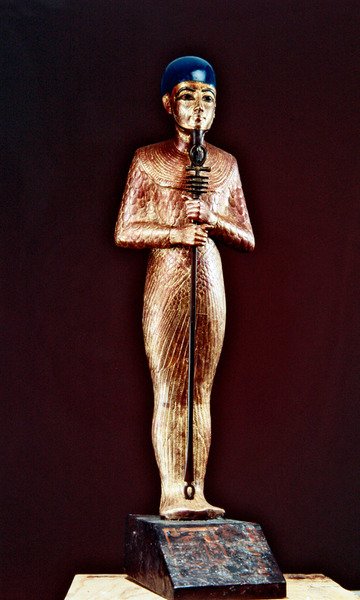 Figur des Gottes Ptah, aus dem Grab von Tutanchamun, Neues Reich von Egyptian 18th Dynasty