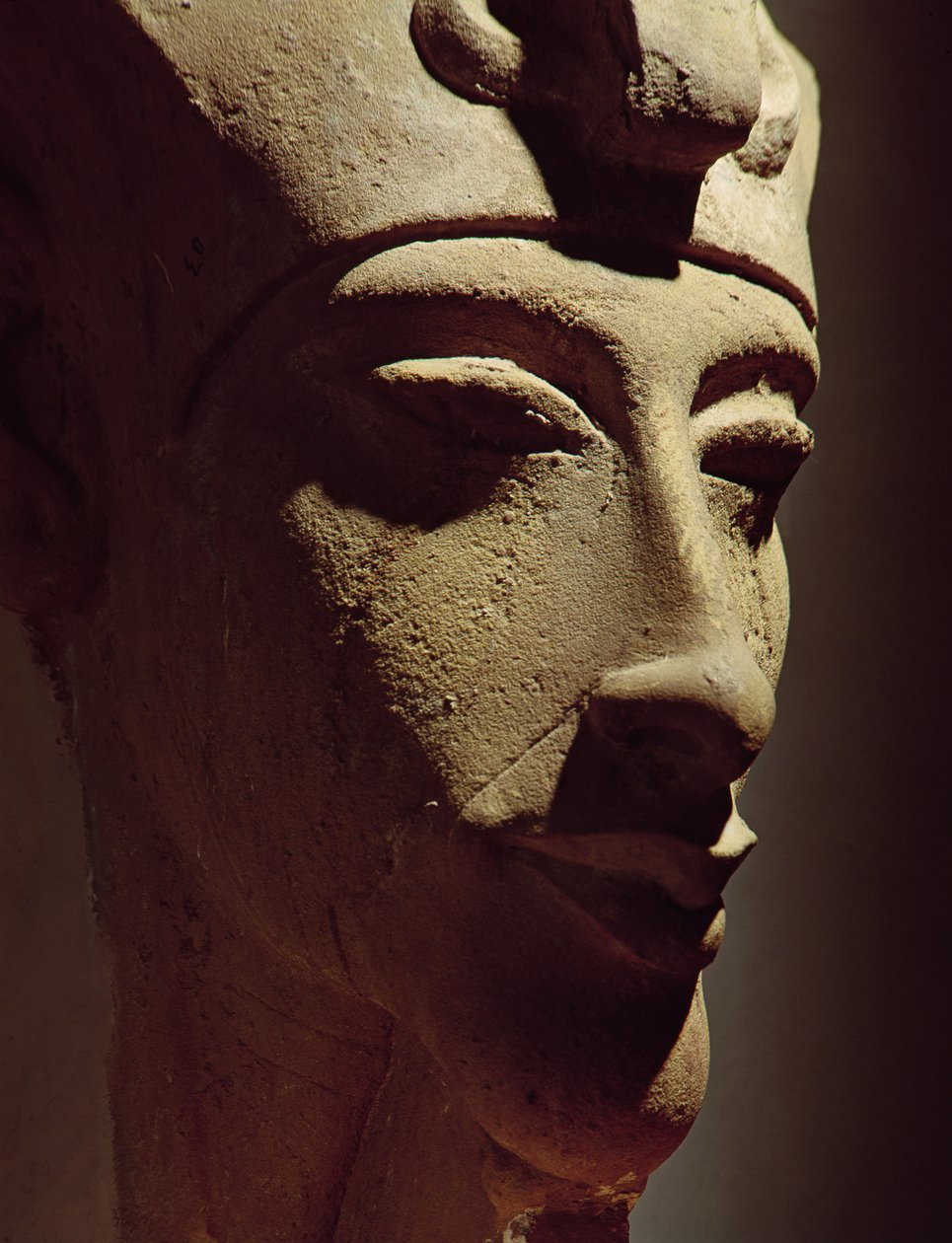 Kopf von Amenophis IV. (Echnaton) (ca. 1364-47 v. Chr.) von Egyptian 18th Dynasty