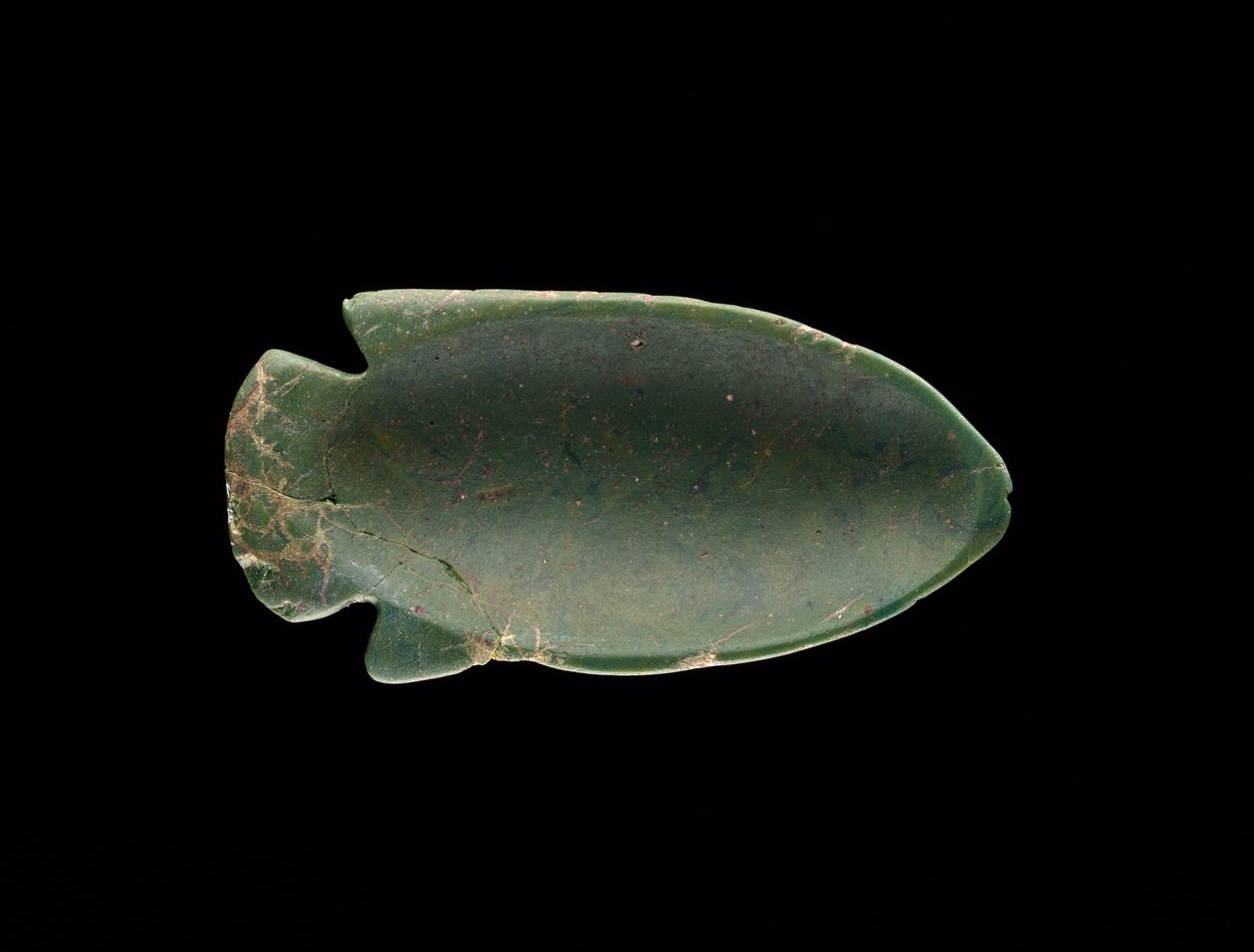 Innenseite einer fischförmigen Schale von Egyptian 18th Dynasty