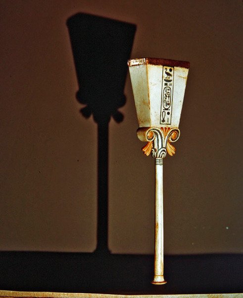 Papyrusglätter, aus dem Grab von Tutanchamun, Neues Reich von Egyptian 18th Dynasty