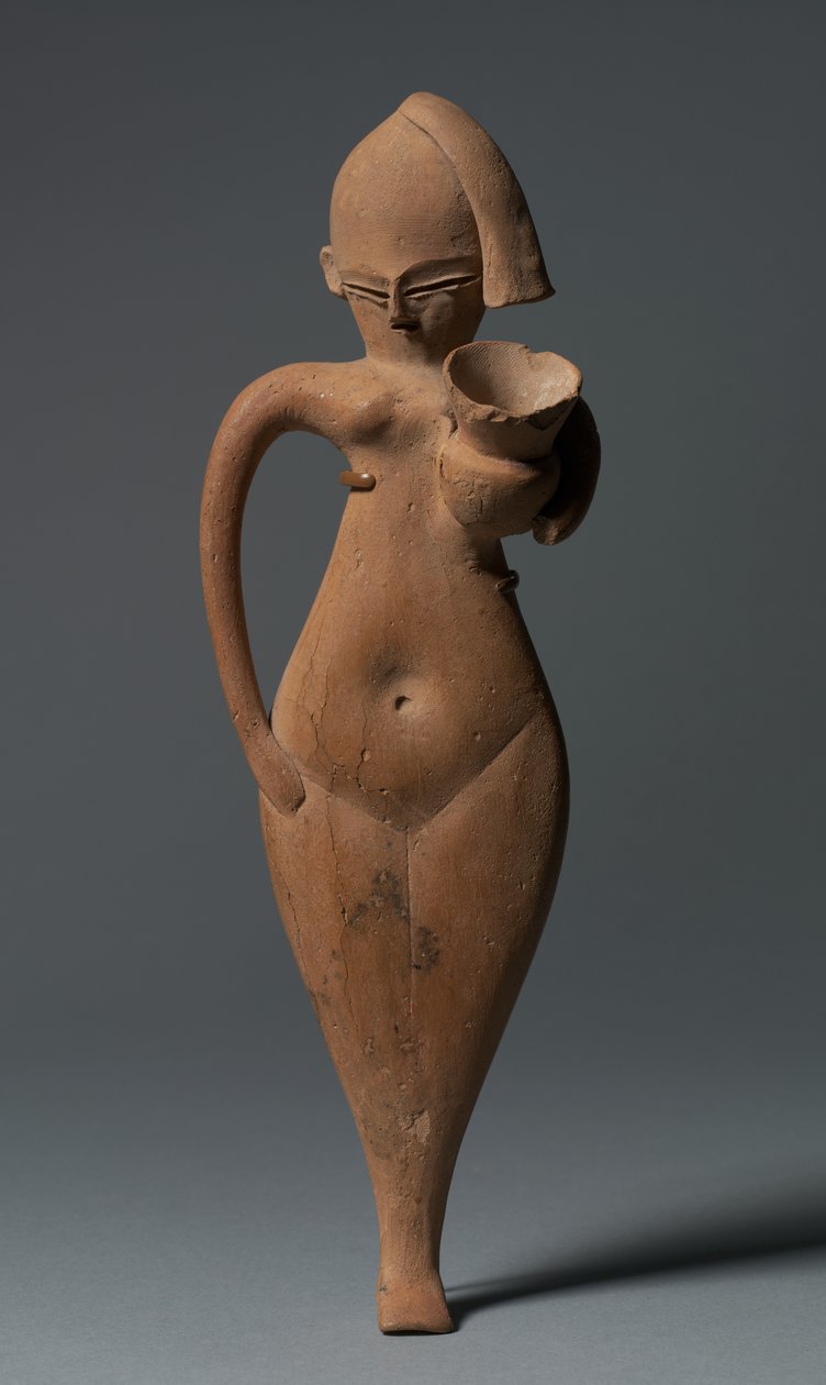 Statuette eines Dienstmädchens, ca. 1323-1186 v. Chr. von Egyptian 18th Dynasty