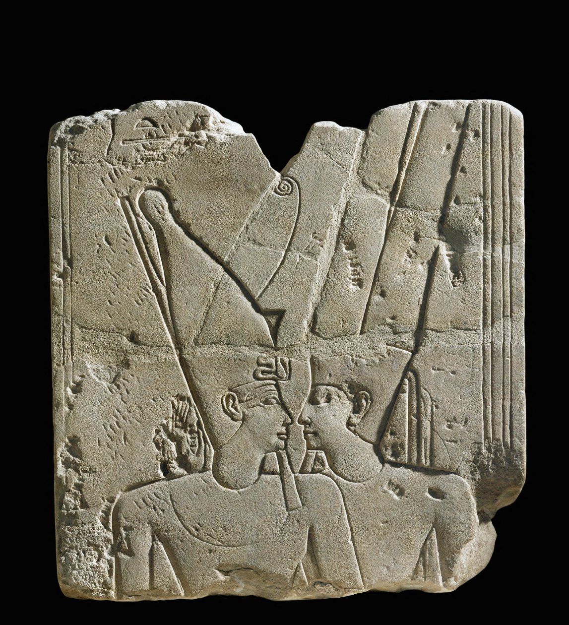 Der Gott Amun-Ra (Relief) von Egyptian 18th Dynasty