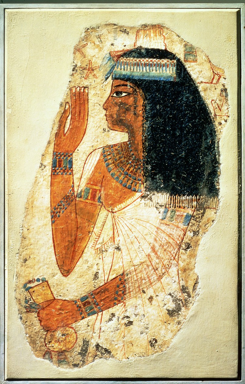Die Frau Tjepu, aus Theben, Grab 181, Neues Reich von Egyptian 18th Dynasty