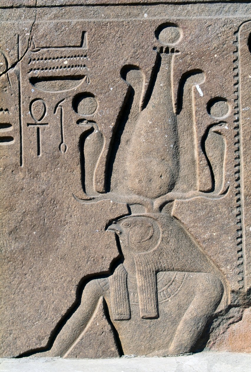 Block mit Reliefs und Inschriften von Ramses II, Großer Tempel des Amun, Tanis, Ägypten, Neues Reich, Dynastie XIX von Egyptian 19th Dynasty
