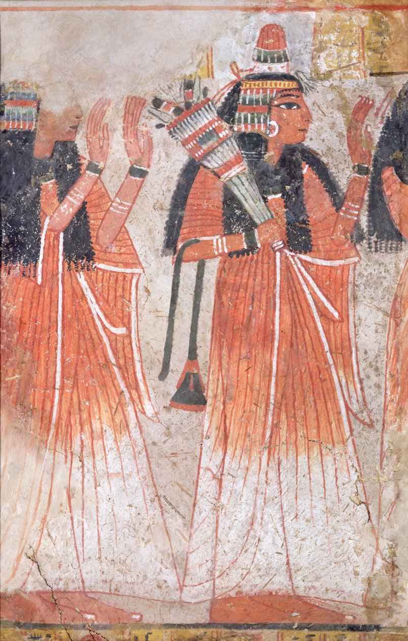 Prozession von Frauen, Neues Reich von Egyptian 19th Dynasty
