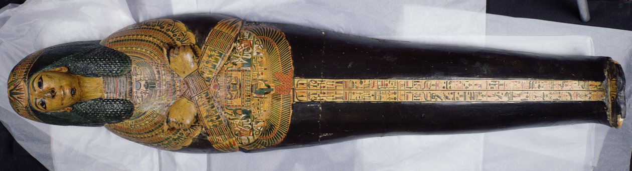 Innerer Deckel der Mumie von Nesyamun, möglicherweise gefunden in Deir El-Bahri, Neues Reich, ca. 1100 v. Chr. von Egyptian 20th Dynasty
