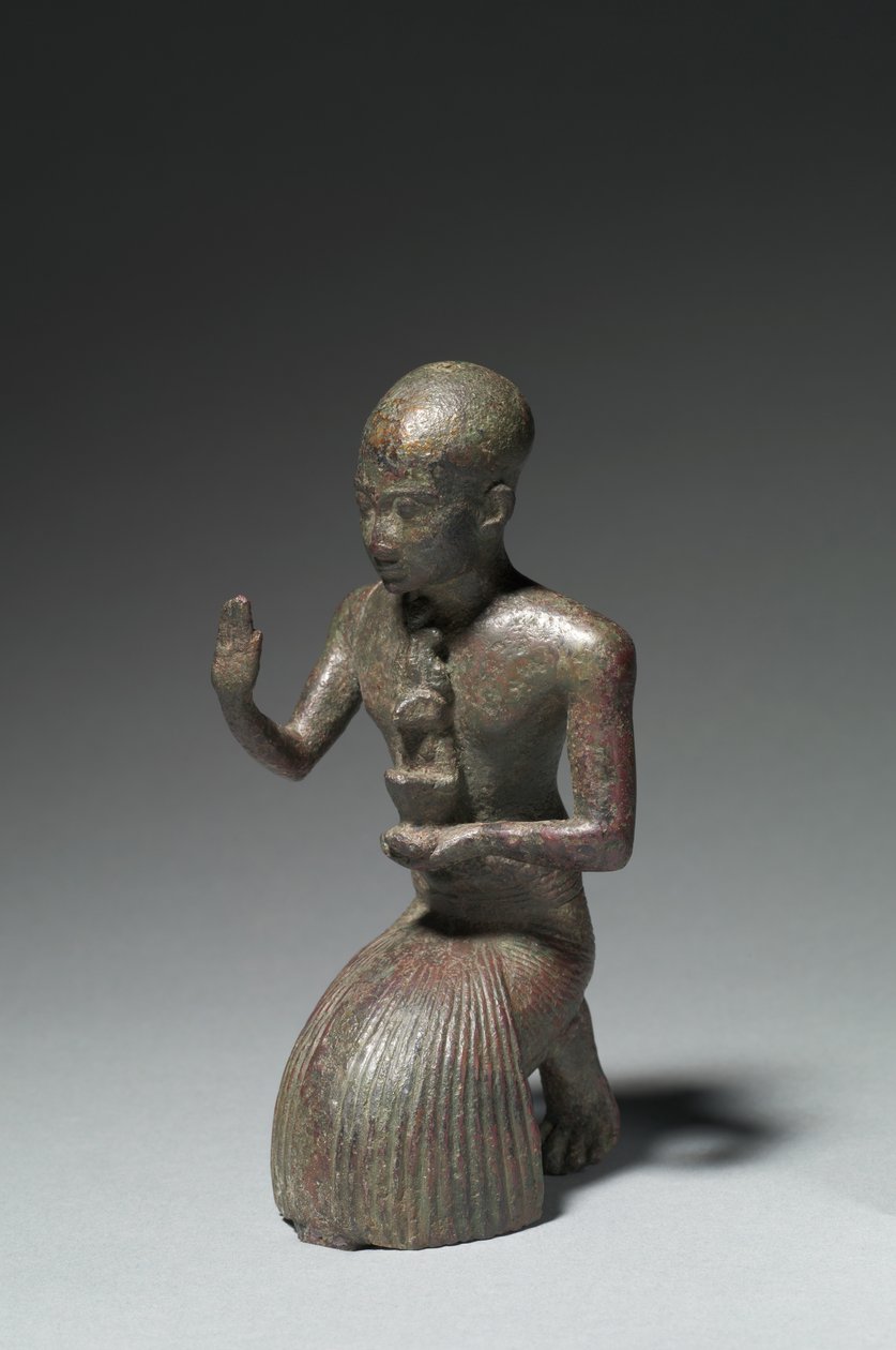 Statuette eines knienden Priesters, 1186-1069 v. Chr. von Egyptian 20th Dynasty