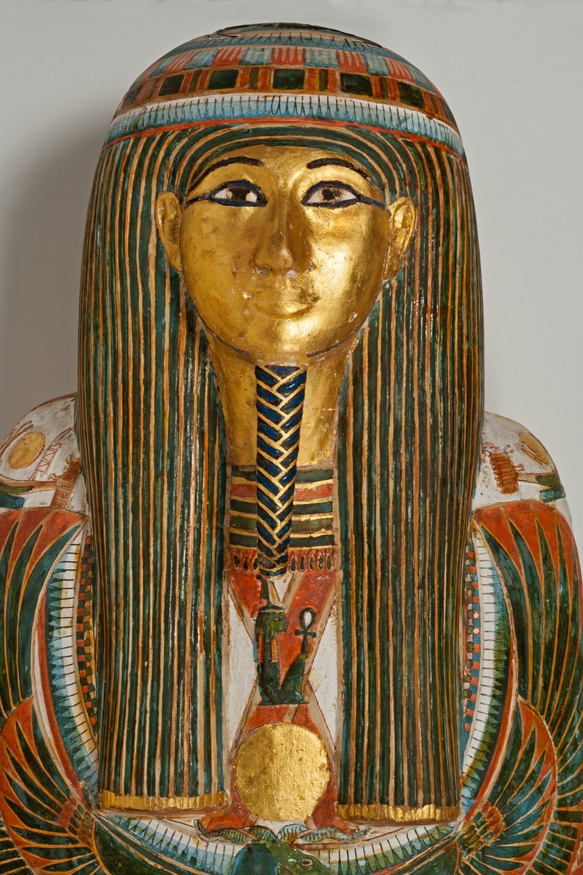 Grabbeigaben. Sarg des Hohepriesters von Karnak, Nekht-ef-Mut, 924-889 v. Chr. von Egyptian 22nd Dynasty
