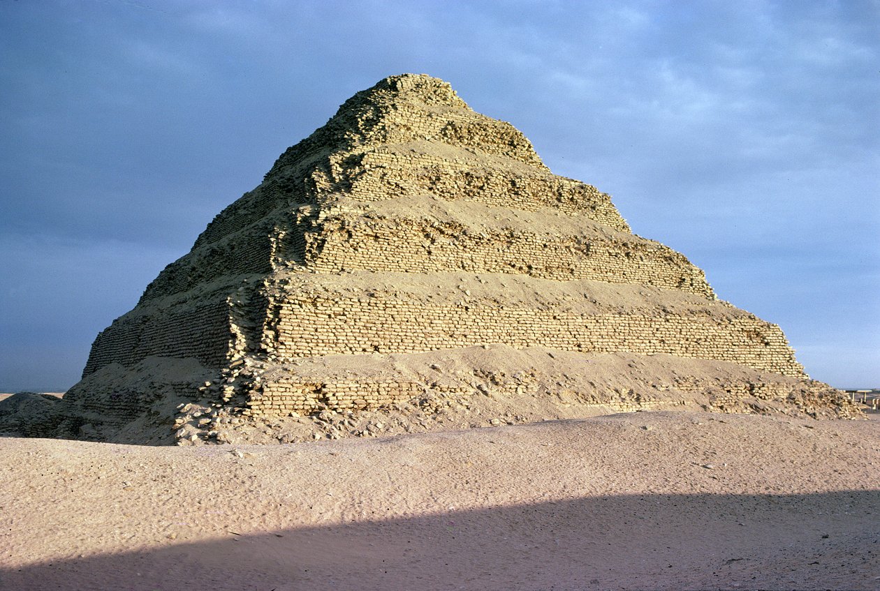 Stufenpyramide von König Djoser (ca. 2667-2648 v. Chr.) Altes Reich von Egyptian 3rd Dynasty