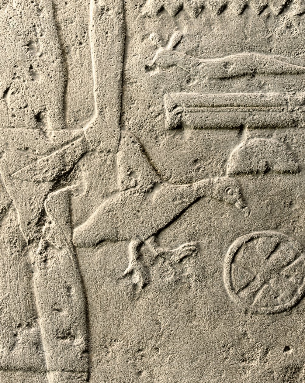 Detail des Reliefs von Pehenuka, Altes Reich, 2465-2323 v. Chr. von Egyptian 5th Dynasty
