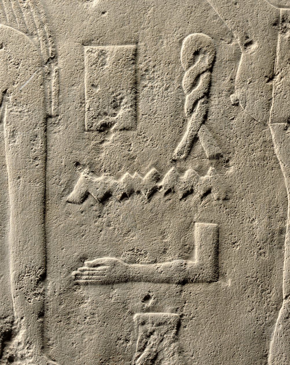 Detail des Reliefs von Pehenuka, Altes Reich, 2465-2323 v. Chr. von Egyptian 5th Dynasty