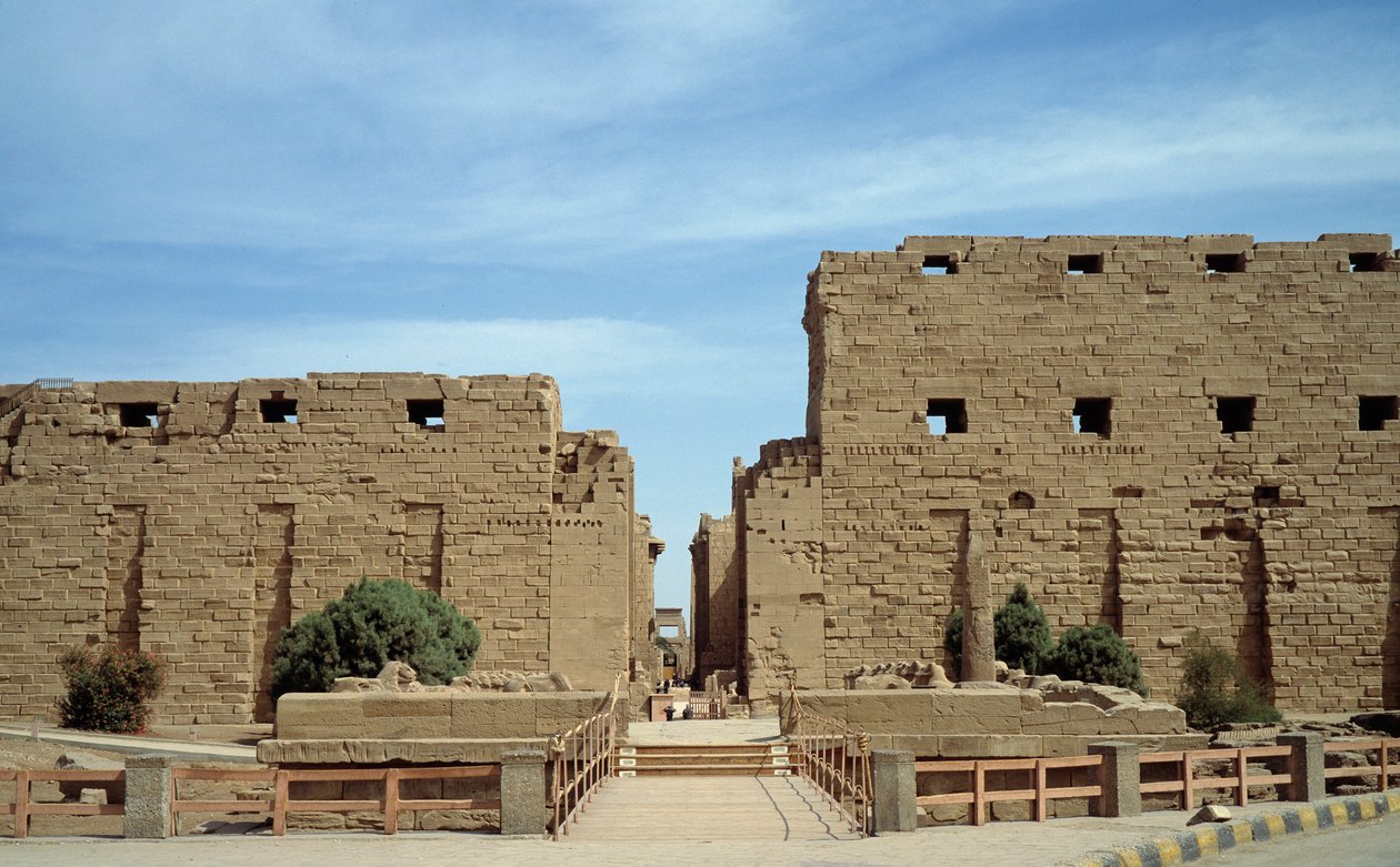 Ägyptische Antike: Blick auf den Tempel von Karnak. Ägypten von Egyptian Egyptian