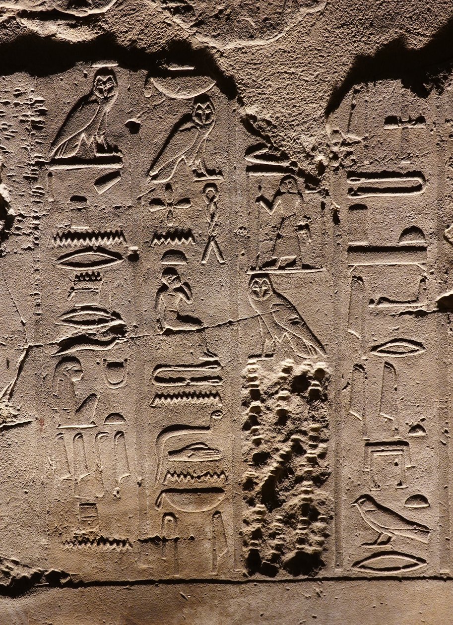 Hieroglyphen, Luxor-Tempel von Egyptian Egyptian
