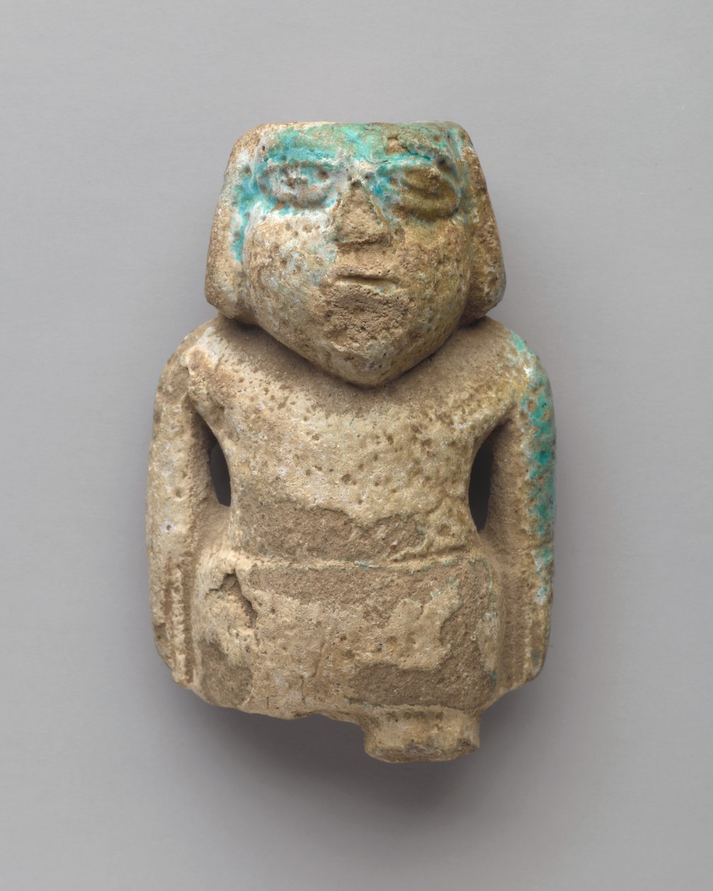 Statuette eines stehenden Mannes, Frühdynastische Periode, ca. 3000-2675 v. Chr. (Faience) von Egyptian Egyptian
