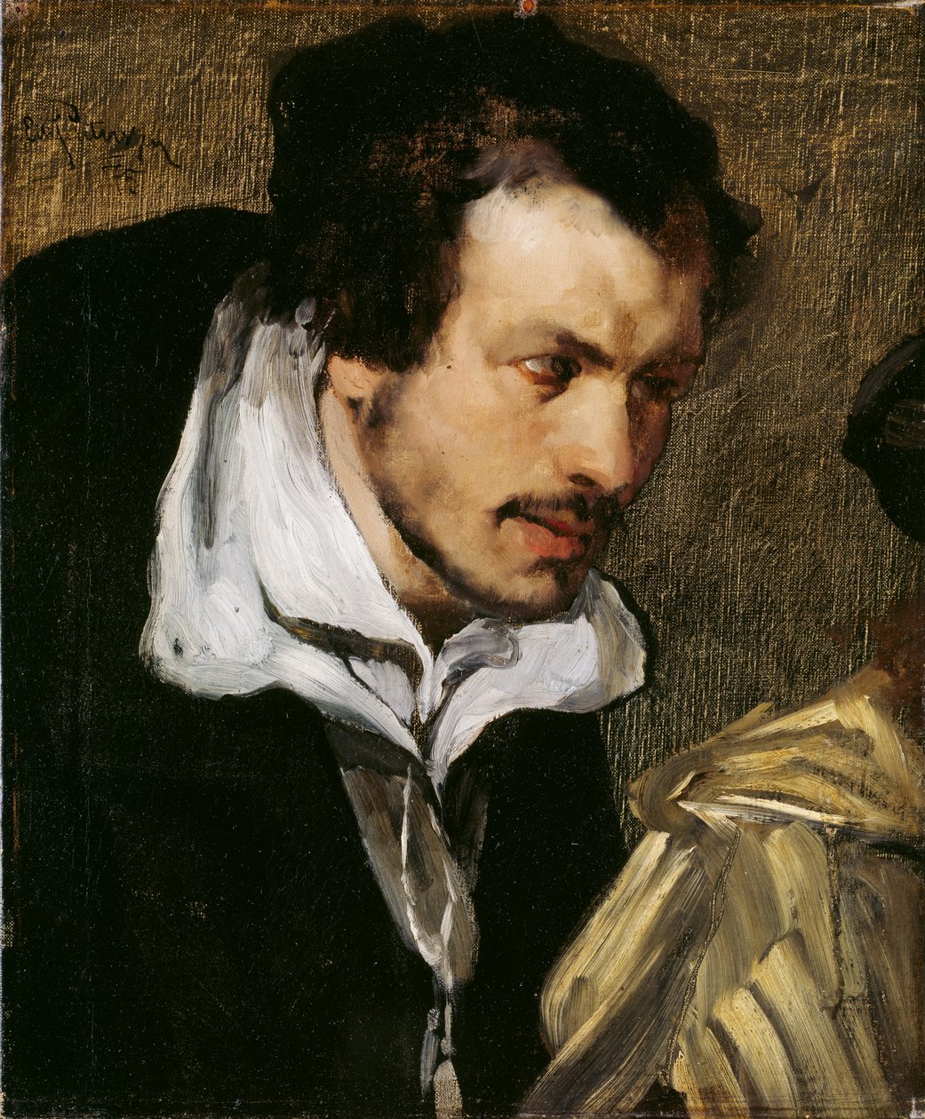 Christian II. unterzeichnet das Todesurteil über Torben Oxe von Hjalmer Eilif Emanuel Peterssen