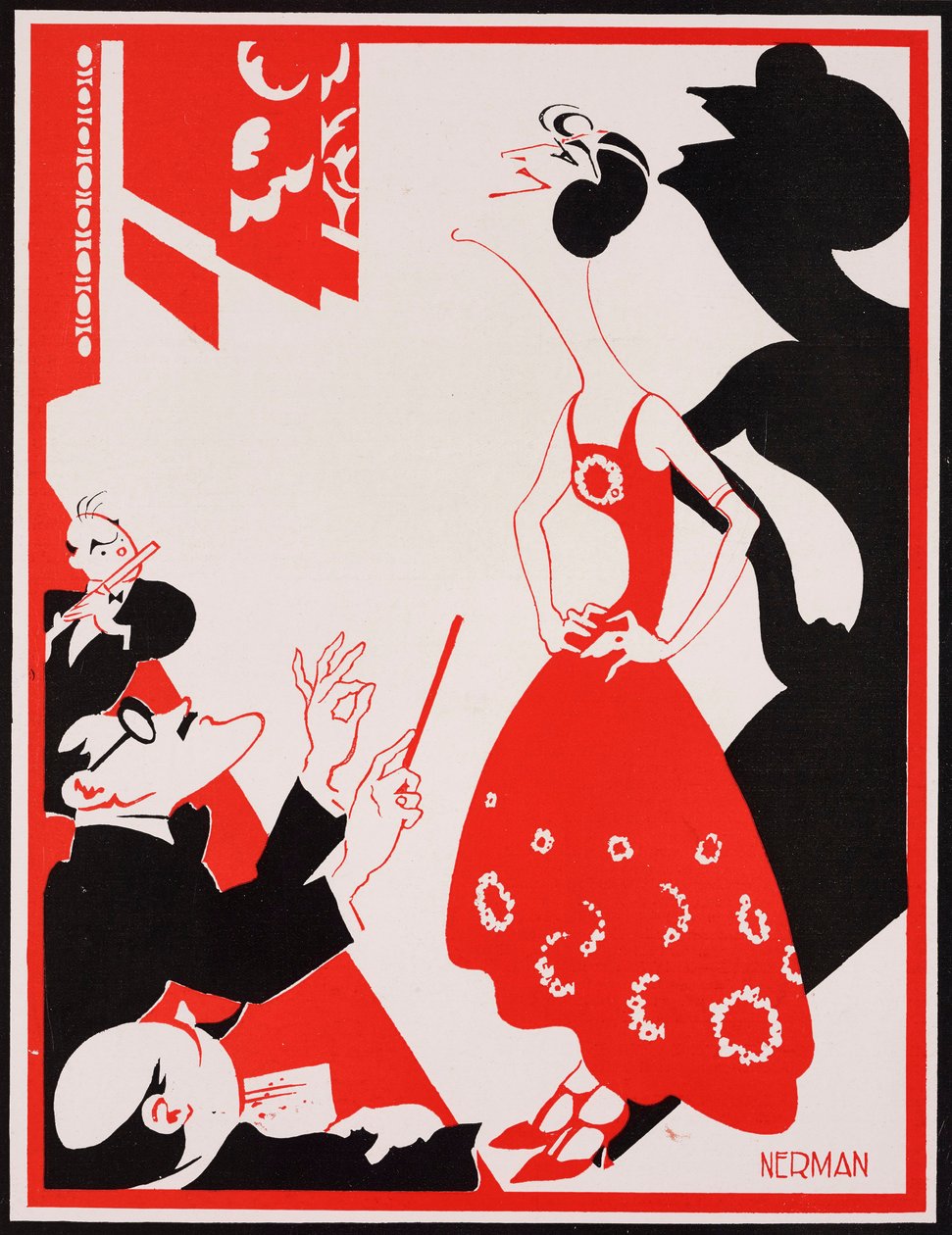 Karikatur der englischen Schauspielerin Gracie Fields, von Einar Nerman (1888-1983), aus The Tatler, Nr. 1411, 11. Juli von Einar Nerman