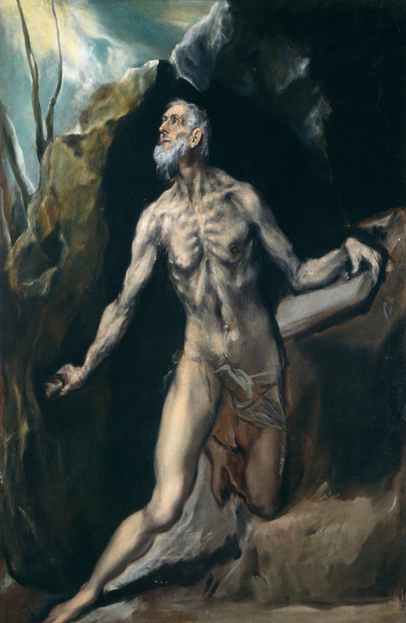 Heiliger Hieronymus, um 1610-1614 von El (1541-1614) Greco