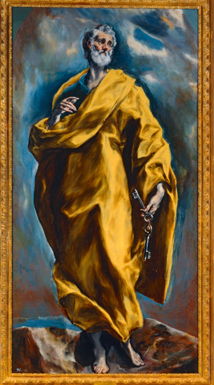 Heiliger Petrus von El (1541-1614) Greco