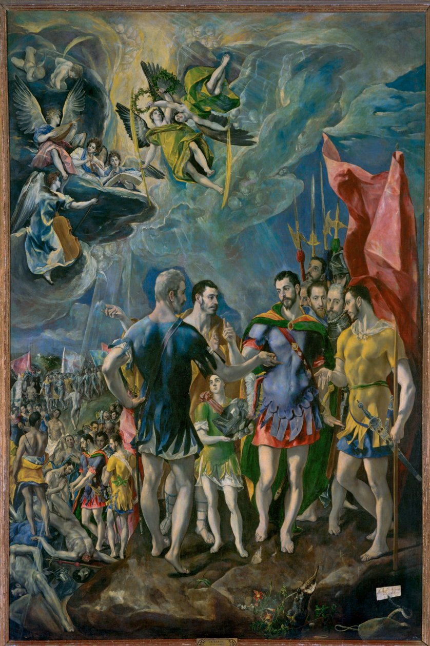 Das Martyrium des Heiligen Mauritius von El (1541-1614) Greco