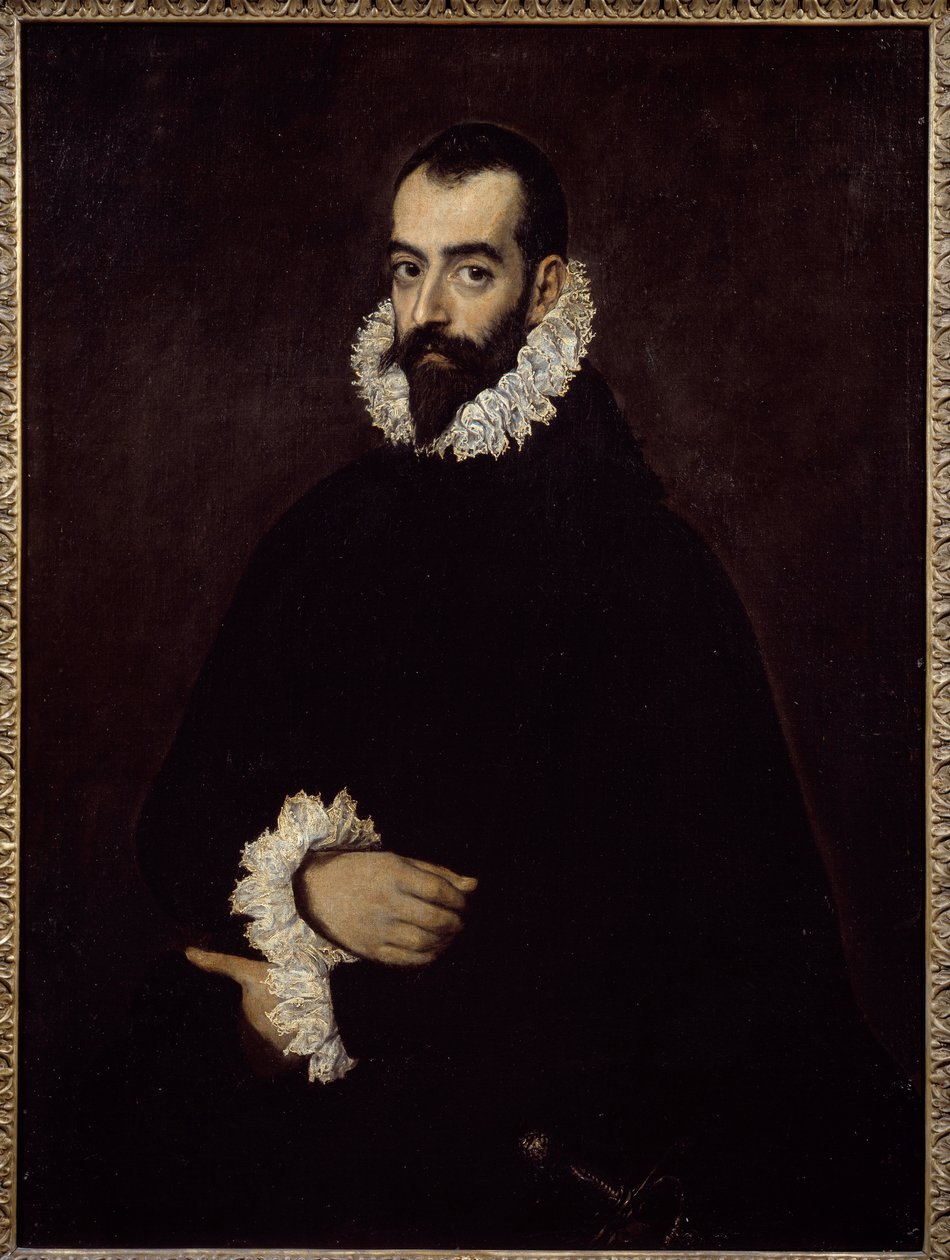 Vermutetes Porträt des Herzogs von Benavente Gemälde von Domenikos Theotokopoulos genannt El Greco (1541-1614) von El Greco