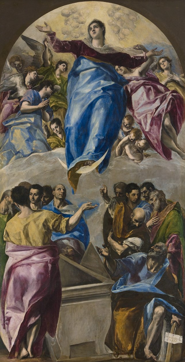Die Himmelfahrt der Jungfrau Maria von El Greco