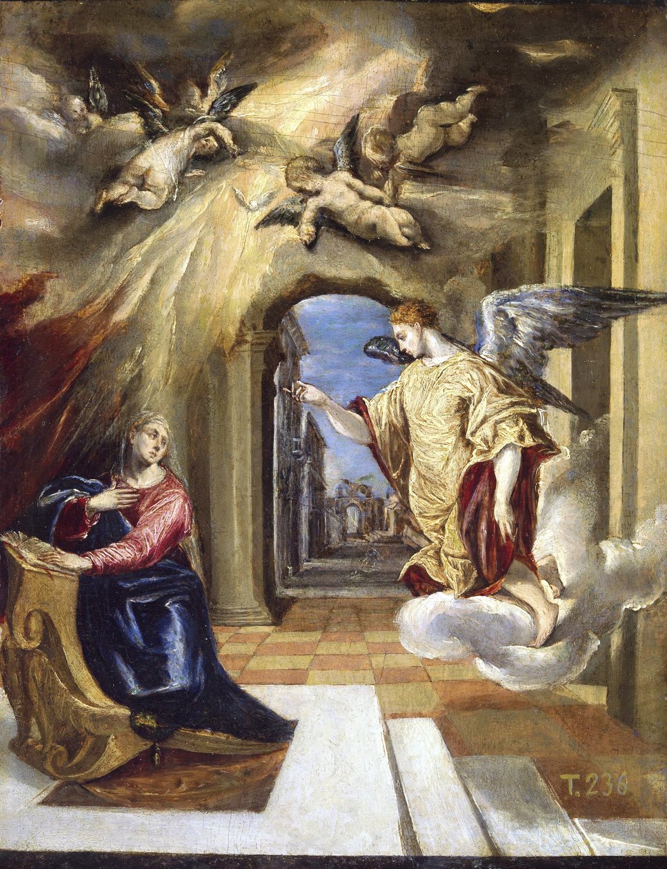 Verkündigung von El Greco