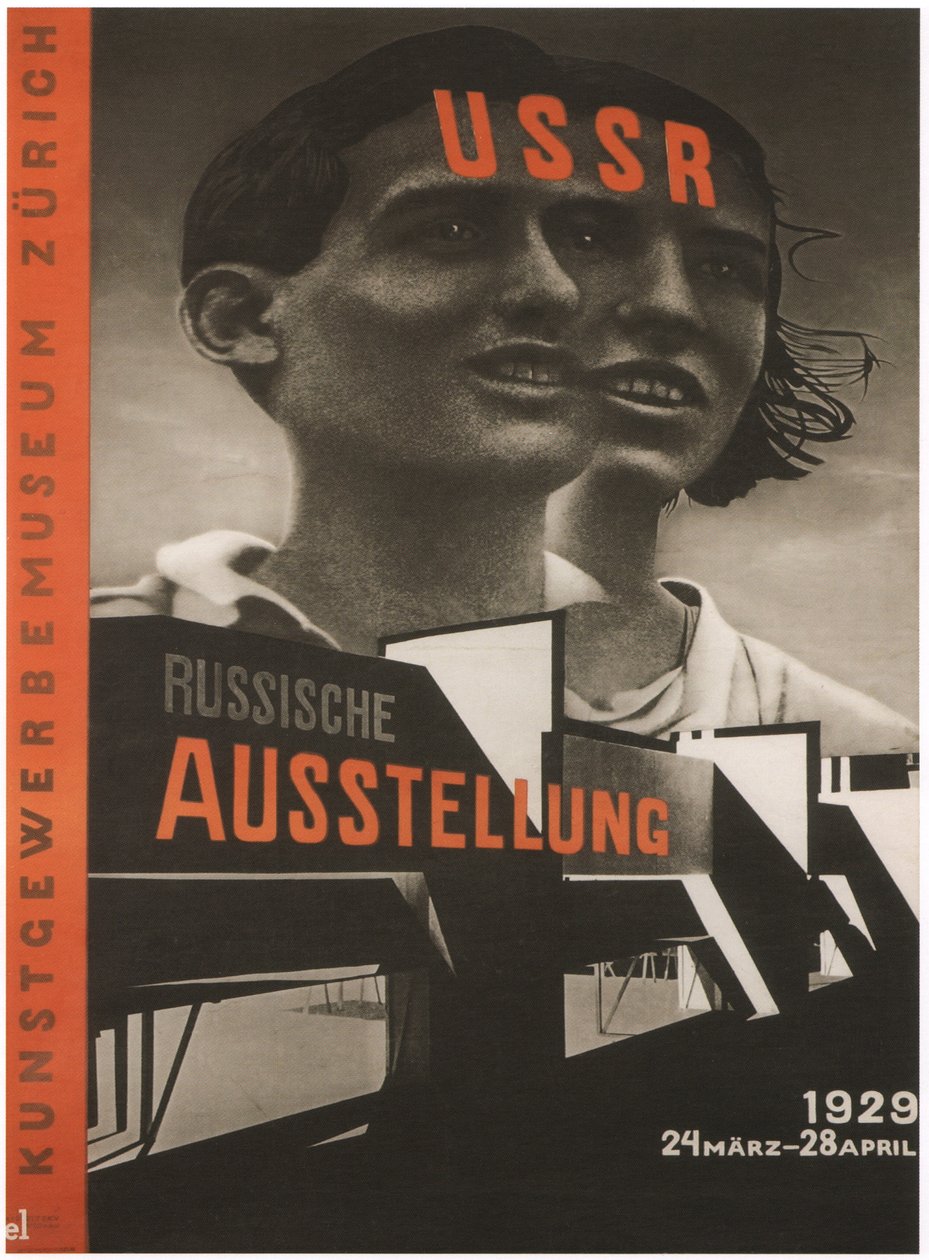 Plakat für die Russische Ausstellung in Zürich, 1929 von Eliezer Markowich Lissitzky