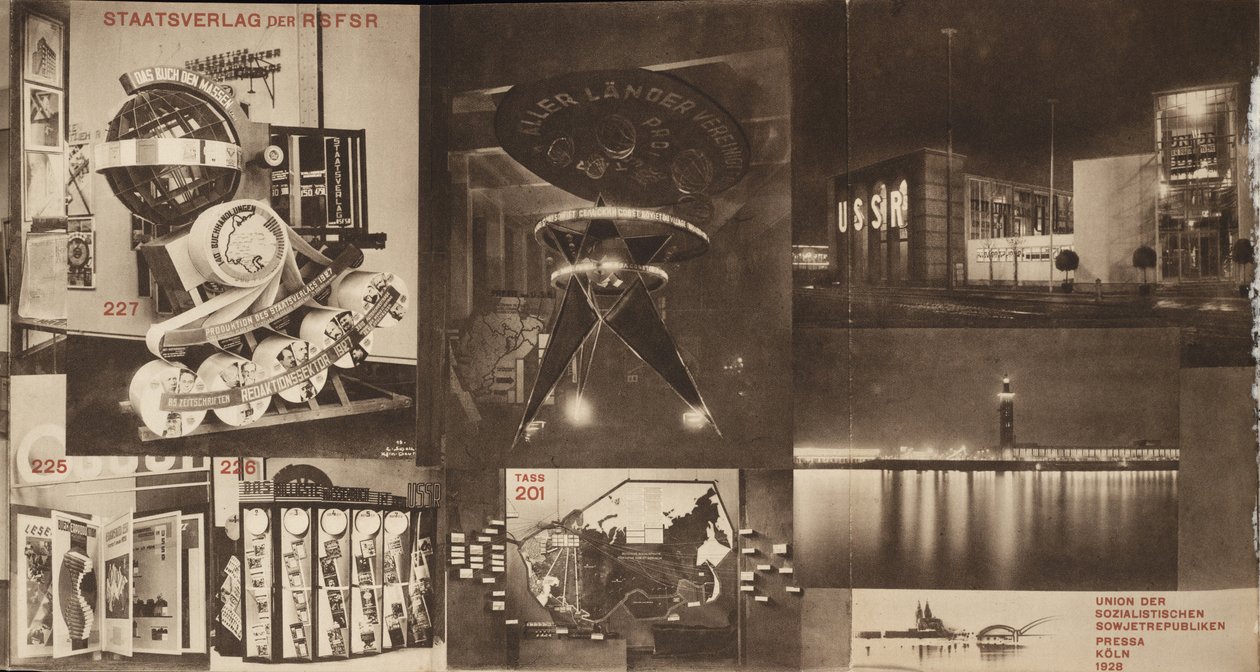 UdSSR. Katalog des sowjetischen Pavillons auf der Internationalen Presseausstellung, Köln, 1928 von Eliezer Markowich Lissitzky