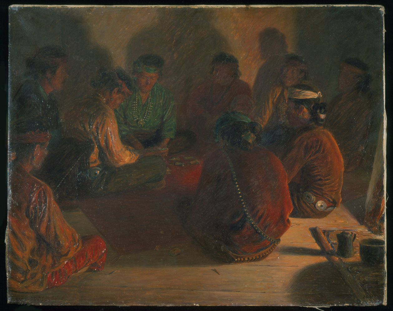 Navajo-Kartenspieler von Elbridge Ayer Burbank