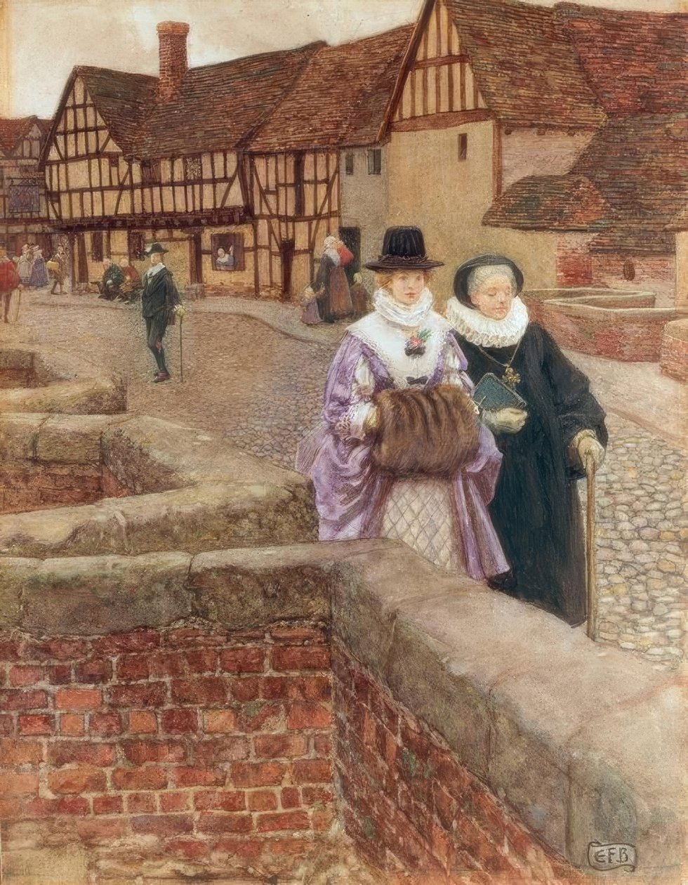 Ich sah sie nur vorbeigehen / Und doch liebe ich sie bis ich sterbe von Eleanor Fortescue Brickdale