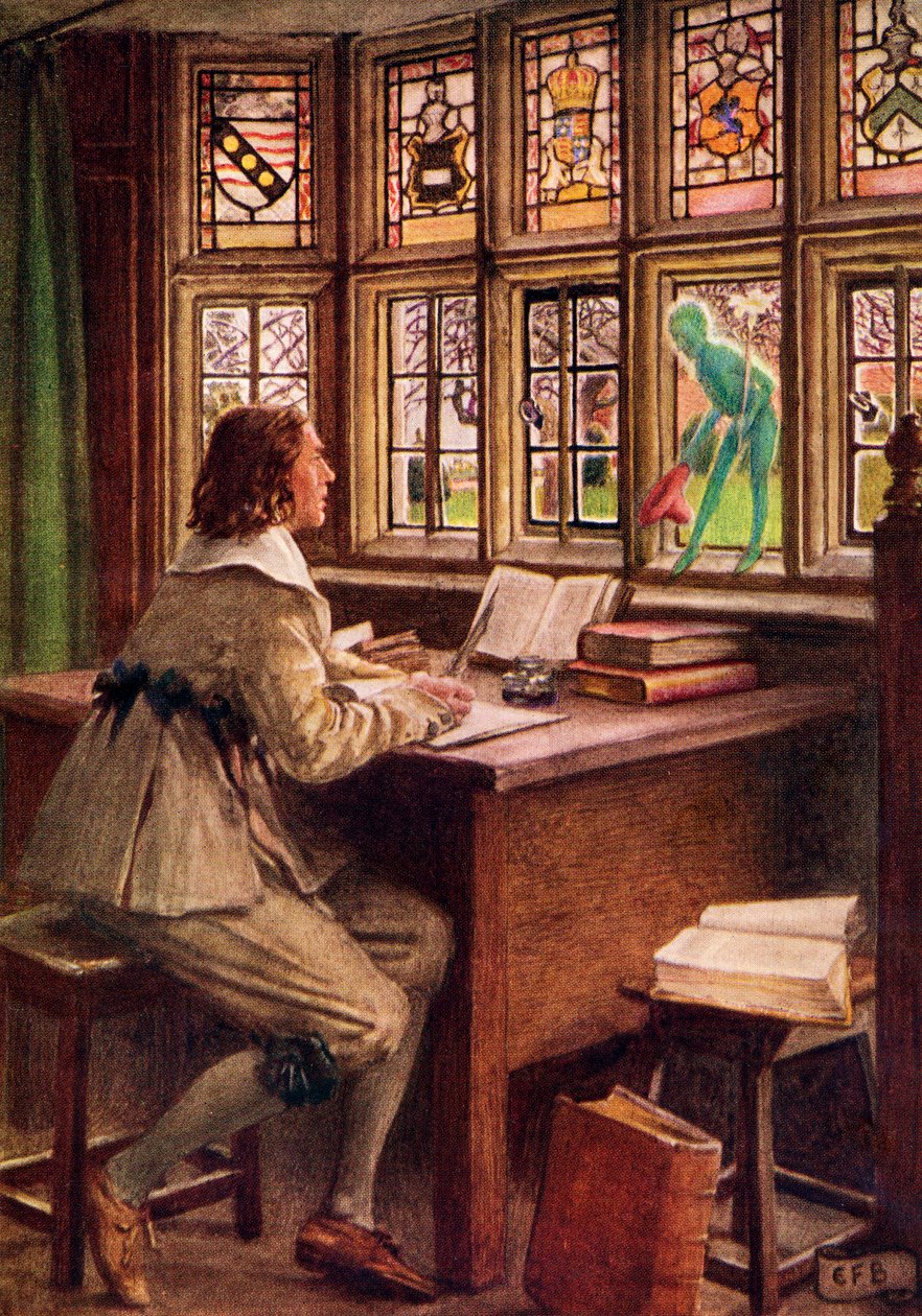 Illustration für das Gedicht Madrigal von Shakespeare, aus dem Buch 