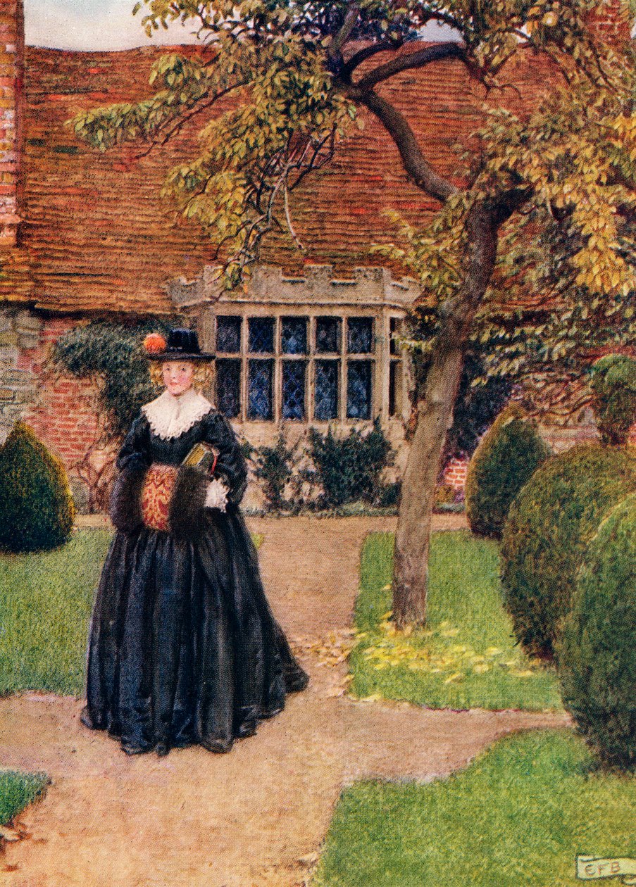 Illustration zum Gedicht The Poetry of Dress von Herrick, aus dem Buch 