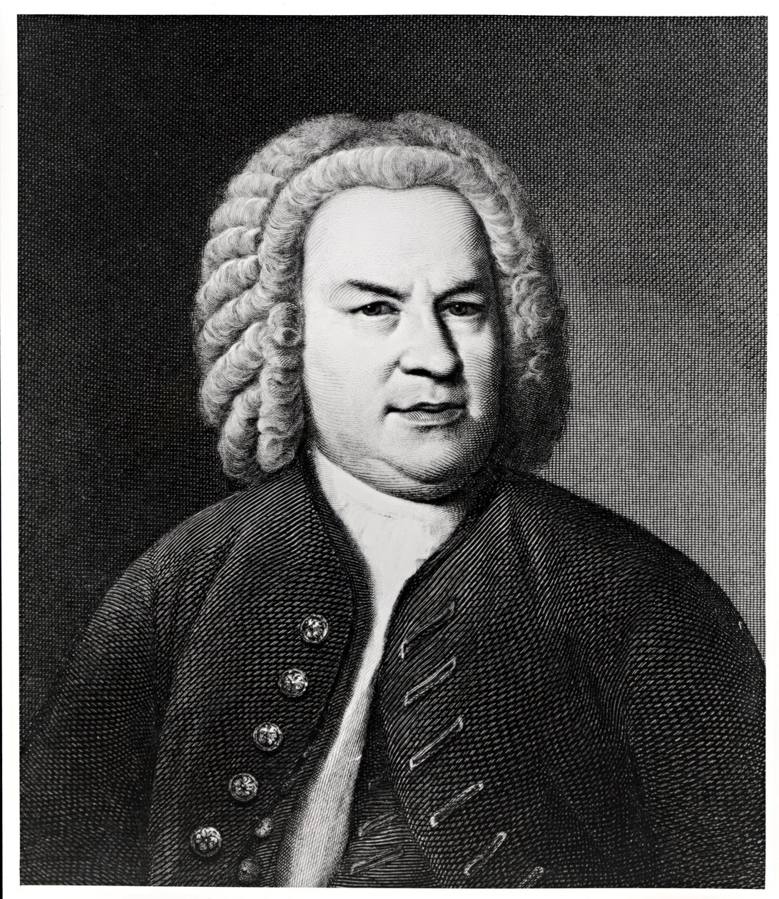 Porträt von Johann Sebastian Bach, deutscher Komponist von Elias Gottleib Haussmann