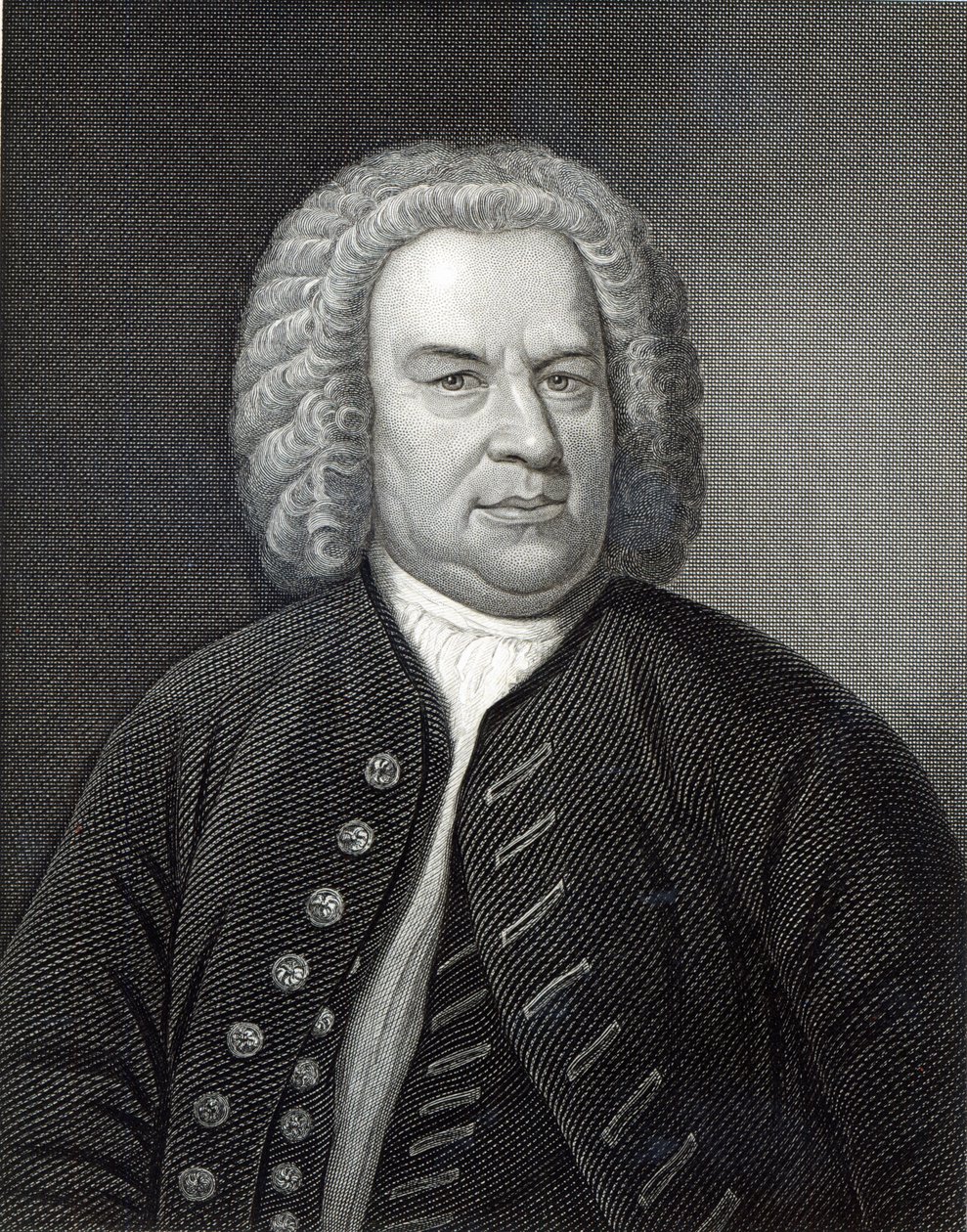 Porträt von Johann Sebastian Bach, deutscher Komponist von Elias Gottleib Haussmann