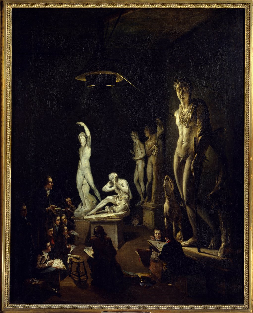 Gießraum der Royal Academy of London im Jahr 1770 von Elias Martin