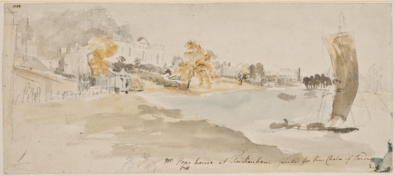 Papst-Villa in Twickenham von Elias Martin
