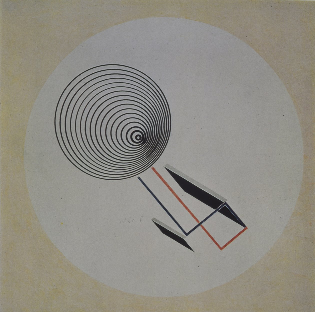Proun 93. Schwebende Spirale, 1924 von Eliezer Markowich Lissitzky